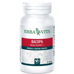ERBA VITA Bacopa 60 Capsule - Integratore Memoria e Funzioni Cognitive