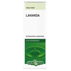 ERBA VITA Olio Essenziale Lavanda 10 ml - Integratore Rilassante per l'Umore Sale