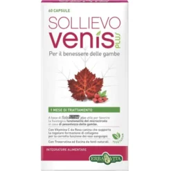 ERBA VITA GROUP SpA Erba Vita Sollievo Venis Plus 60 Capsule - Integratore Microcircolo Outlet