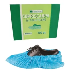 FARMACARE Srl Farmacare Copriscarpe in Polietilene 15 x 36 cm 100 pezzi Hot
