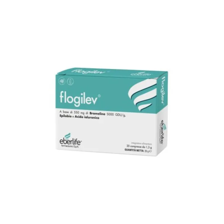 EBERLIFE FARMACEUTICI SpA Flogilev 20 Compresse - Integratore Benessere Articolare Discount