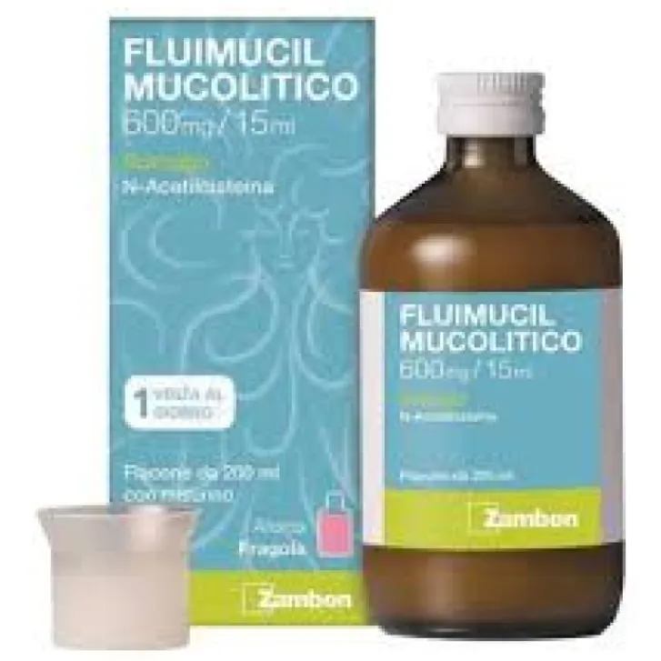 ZAMBON CH Fluimucil Mucolitico 600 mg/15 ml Sciroppo Espettorante 200 ml Online
