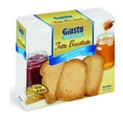 FARMAFOOD Srl Giusto Senza Zuccheri Fette Biscottate 300 grammi Discount
