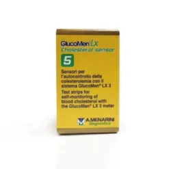 A.MENARINI DIAGNOSTICS Glucomen LX Cholesterol Sensor 5 Sensori Autocontrollo Colesterolemia New
