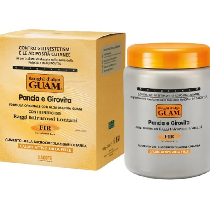 LACOTE Guam Fanghi D'Alga Pancia e Girovita FIR Trattamento Anticellulite 1 Kg Sale