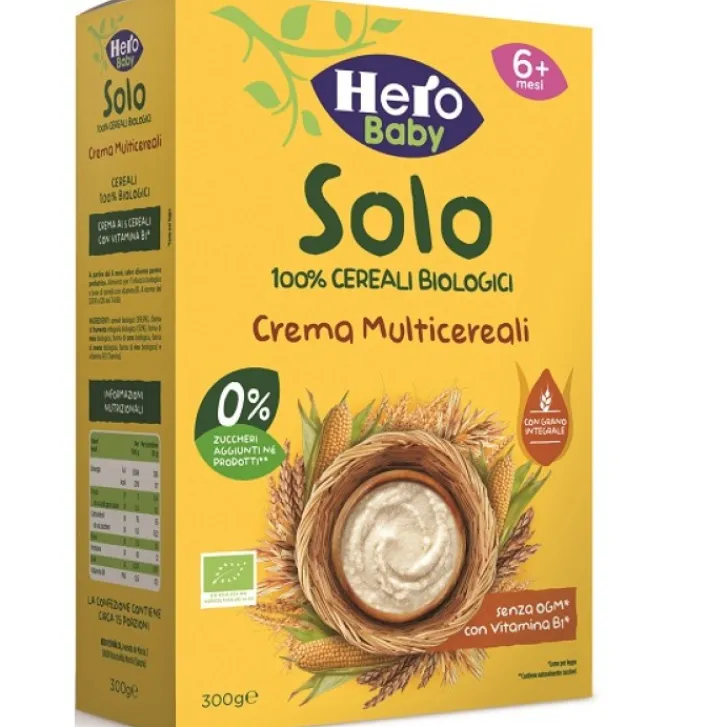 FATER SpA Hero Baby Crema Multicereali 300g New