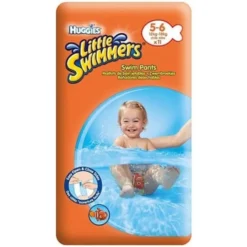 KIMBERLY CLARK ITALIA Huggies Little Swimmer Pannolini Costumino Bambini Taglia Large 12-18 Kg 11 pezzi New
