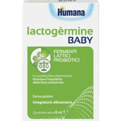 HUMANA ITALIA SpA Humana Lactogermine Baby Gocce Flacone 7,5 grammi - Integratore Alimentare Best
