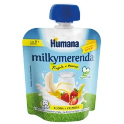 HUMANA ITALIA SpA Humana Milkymerenda Fragola e Banana 100g New