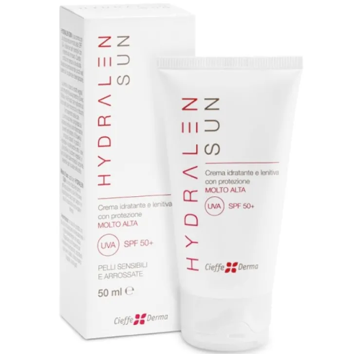 CIEFFE DERMA Hydralen Sun SPF 50+ Crema Solare ad Alta Protezione 50 ml Best