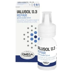OMEGA PHARMA SpA Ialusol Repair 0,3 Gocce Oculari 10 ml New