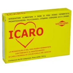 WIKENFARMA Icaro 30 Compresse - Integratore per il Colesterolo Hot