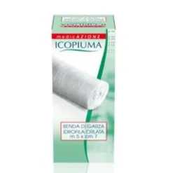 DESA PHARMA Srl Icopiuma Benda di Garza Idrofila Orlata m 5 x 7 cm
