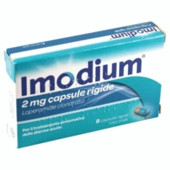 GMM FARMA SRL Imodium 2 mg 8 Capsule Rigide - Farmaco Antidiarroico Online