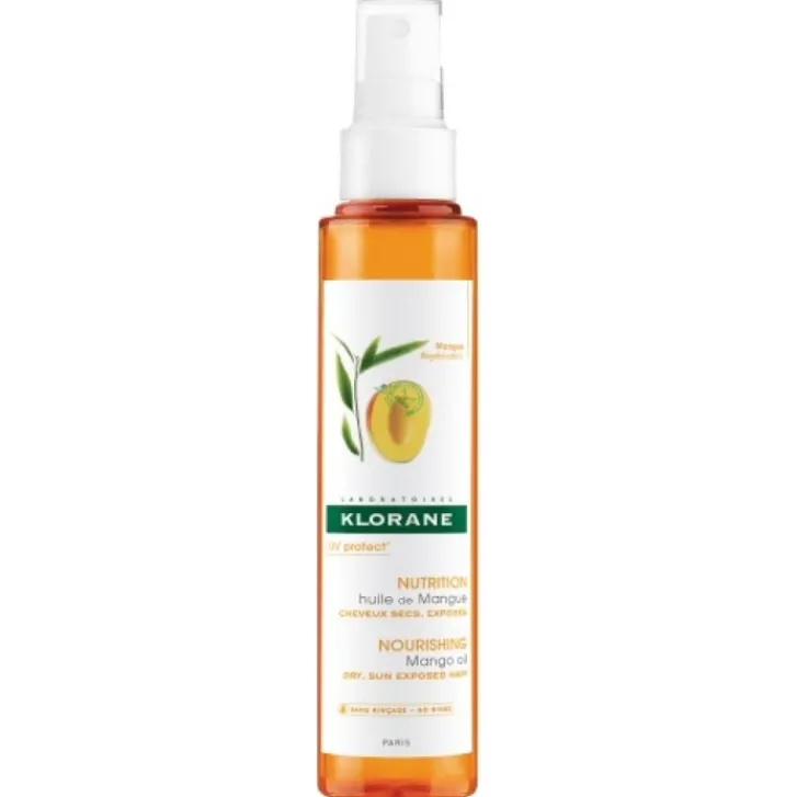 KLORANE (Pierre Fabre It. SpA) Klorane Olio di Mango Trattamento Dopo Shampoo Spray Senza Risciacquo 125 ml Outlet