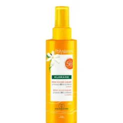 PIERRE FABRE Klorane Polysianes Spray Solare Sublime Corpo SPF 50+ Protezione Corpo 200 ml New