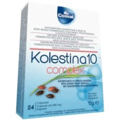 COSVAL SpA Kolestina 10 Complex 24 Capsule - Integratore Equilibrio Peso Corporeo Best