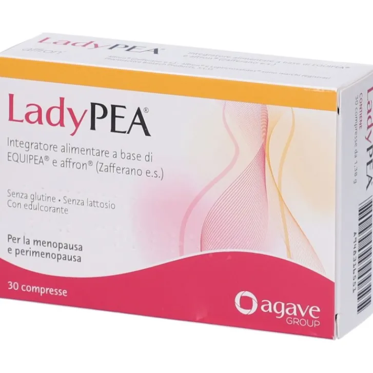 AGAVE Ladypea 30 compresse - Integratore Menopausa e PeriMenopausa Hot