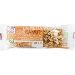BIOTOBIO Srl La Finestra sul Cielo Barretta al Kamut con Nocciole e Sesamo 20 grammi New