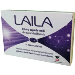 MENARINI OTC Laila 14 Capsule Molli - Medicinale Vegetale per Ansia Lieve Outlet