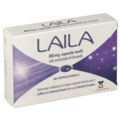 MENARINI OTC Laila 80 mg 28 Capsule Molli - Farmaco per Ansia Lieve e Sonno Discount
