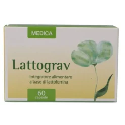 MEDICA Sas Lattograv 60 Capsule - Integratore Alimentare di Lattoferrina Sale