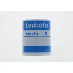 ESSITY ITALY SpA Leukofix Cerotto Rocchetto Trasparente per Fissaggio Cannule 5 m x 5 cm