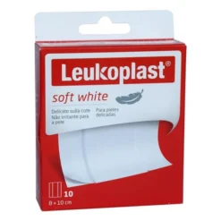 BSN MEDICAL Leukoplast Cerotti Soft White 8 x 10 cm New