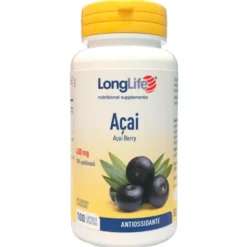 LONGLIFE Srl Longlife Açai 100 Capsule Vegetali - Integratore Antiossidante Clearance