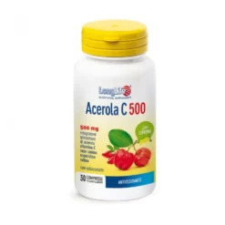 LONGLIFE Srl Longlife Acerola C 500 Frutti di Bosco 30 Compresse - Integratore Sistema Immunitario Clearance
