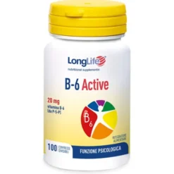 LONGLIFE Srl Longlife B 6 Active 100 compresse - Integratore Funzionalità Psicologica