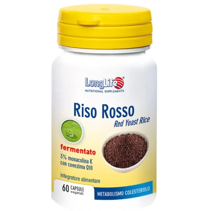 PHOENIX Srl - LONGLIFE Longlife Riso Rosso Fermentato 60 Capsule - Integratore per il Colesterolo Discount