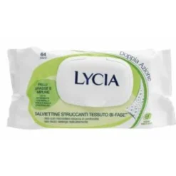 SODALCO Srl Lycia Salviette Struccanti Detergenti Pelle Grassa 64 Pezzi Outlet