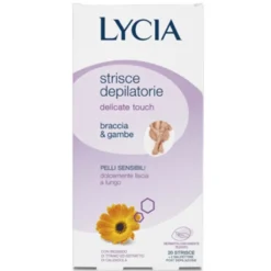 SODALCO Srl Lycia Strisce Depilatorie Braccia e Gambe Pelle Normale 20 Strisce + 2 Salviette Post Depilazione Clearance