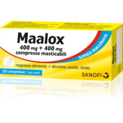 OPELLA HEALTHCARE Maalox Compresse Antiacido Senza Zucchero 400mg+400mg 40 Compresse Masticabili Best