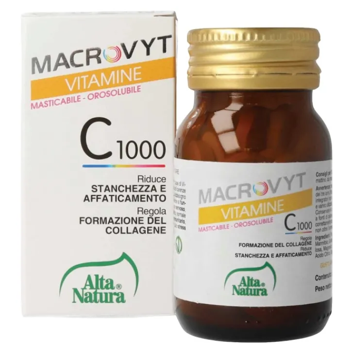 ALTA NATURA-INALME Srl Macrovyt Vitamina C 1000 30 compresse - Integratore Alimentare Hot