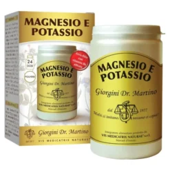 DR.GIORGINI SER-VIS Srl Magnesio e Potassio Dr. Giorgini Polvere 180 g - Integratore Stanchezza e Funzione Muscolare
