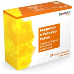 TOWA PHARMACEUTICAL Magnesio e Potassio Pensa 24 Bustine - Integratore Sali Minerali Hot