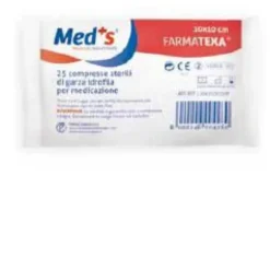 FARMAC-ZABBAN SpA Med's Compresse di Garza 12/8 Sterile 10 x 10 cm 25 pezzi Outlet