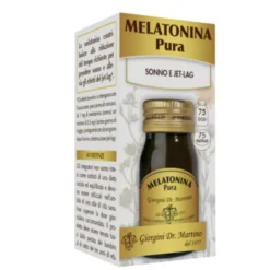 DR.GIORGINI SER-VIS Srl Melatonina Pura Dr. Giorgini - 75 Pastiglie - Integratore Sonno Discount