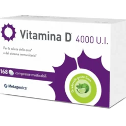 METAGENICS BELGIUM Metagenics Vitamina D 4000UI 168 Capsule Masticabili - Integratore Alimentare Hot