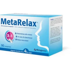METAGENICS BELGIUM Metarelax 90 Compresse - Integratore Magnesio e Vitamine Discount