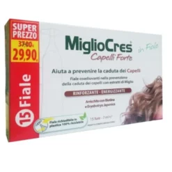 F&F Migliocres Capelli Piu' Forte Anticaduta Capelli 15 Flaconcini 7 ml Outlet
