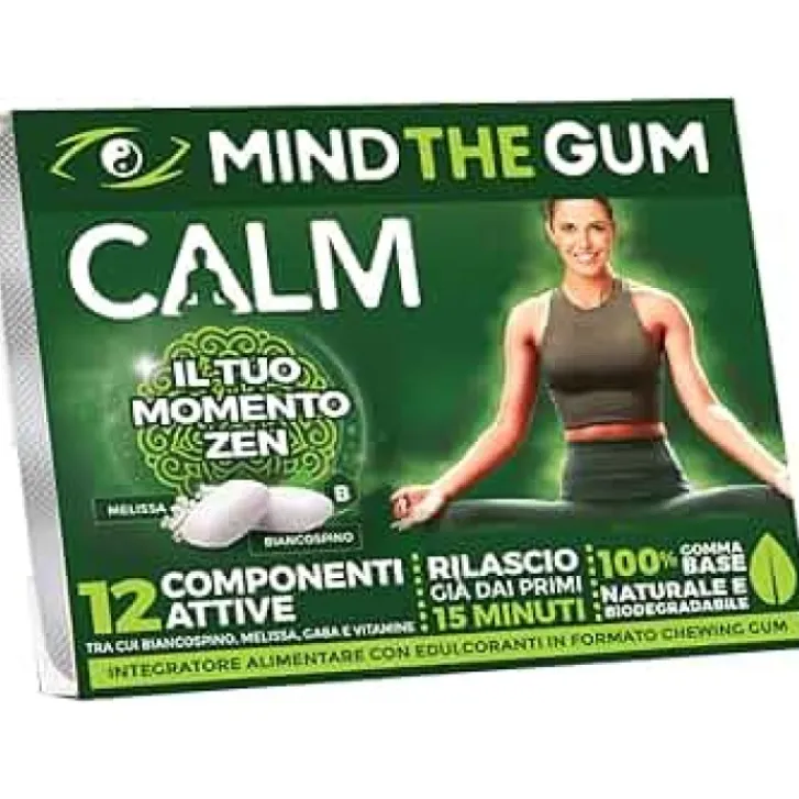 DANTE MEDICAL SOLUTIONS Mind The Gum Calm 18 chewing-gum - Integratore Calma e Stress Outlet