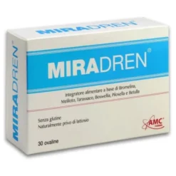 AMC FARMA Srl Miradren 30 ovaline - Integratore Benessere Microcircolo e Drenante Hot