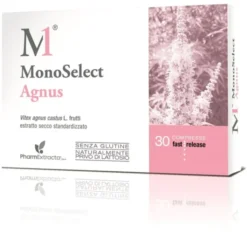 PHARMEXTRACTA SpA Monoselect Agnus 30 Compresse - Integratore Contro Disturbi del Ciclo Mestruale Sale
