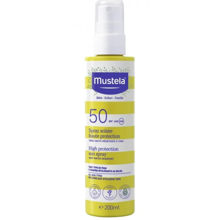 LAB.EXPANSCIENCE ITALIA Mustela Solare Latte Spray Protezione Molto Alta SPF50+ 200 ml Discount