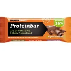 NAMEDSPORT Srl Named Sport Proteinbar Superior Choco 50 grammi - Barretta Proteica Online