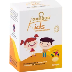 U.G.A. Nutraceuticals Srl Omegor Kids 60 Capsule Masticabili - Integratore Difese Immunitarie Clearance