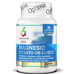 OPTIMA Colours of Life Magnesio Citrato 60 Compresse - Integratore Sistema Nervoso Best